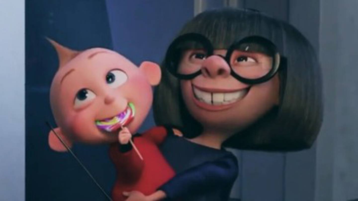 Disney Pixar estrenará un corto con Edna y Jack, de 'Los Increíbles 2'