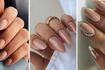 5 diseños de uñas cortas en color crema que son elegantes y discretas para todas las edades