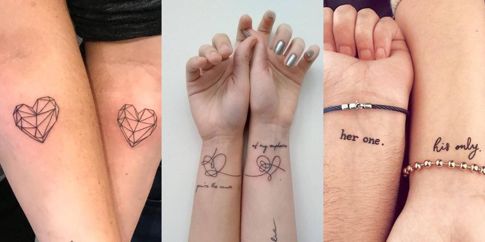 Tatuajes románticos que las parejas estables pueden hacerse en San Valentín