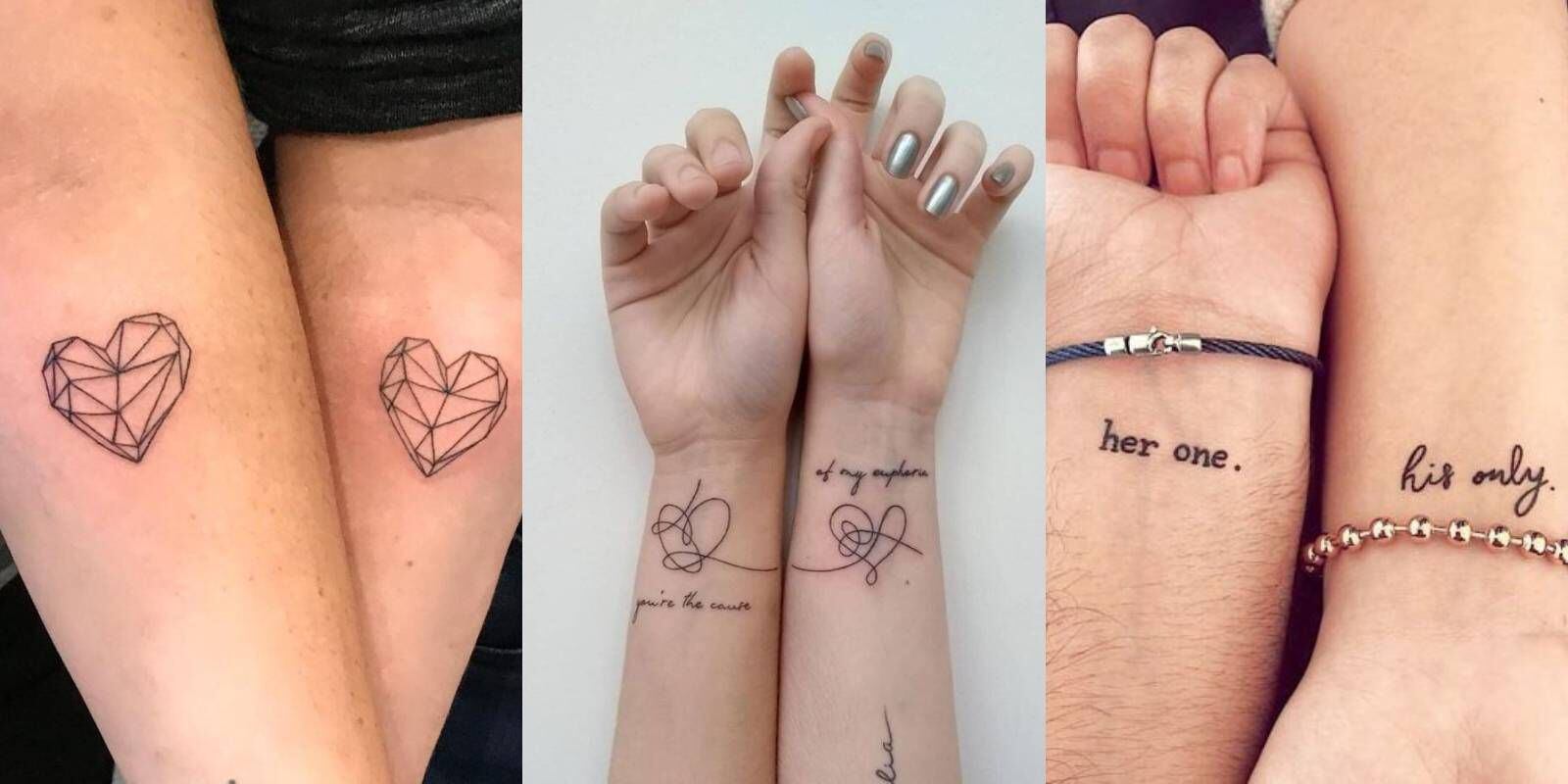 Tatuajes románticos que las parejas estables pueden hacerse en San Valentín Tatuajes románticos que las parejas estables pueden hacerse en San Valentín