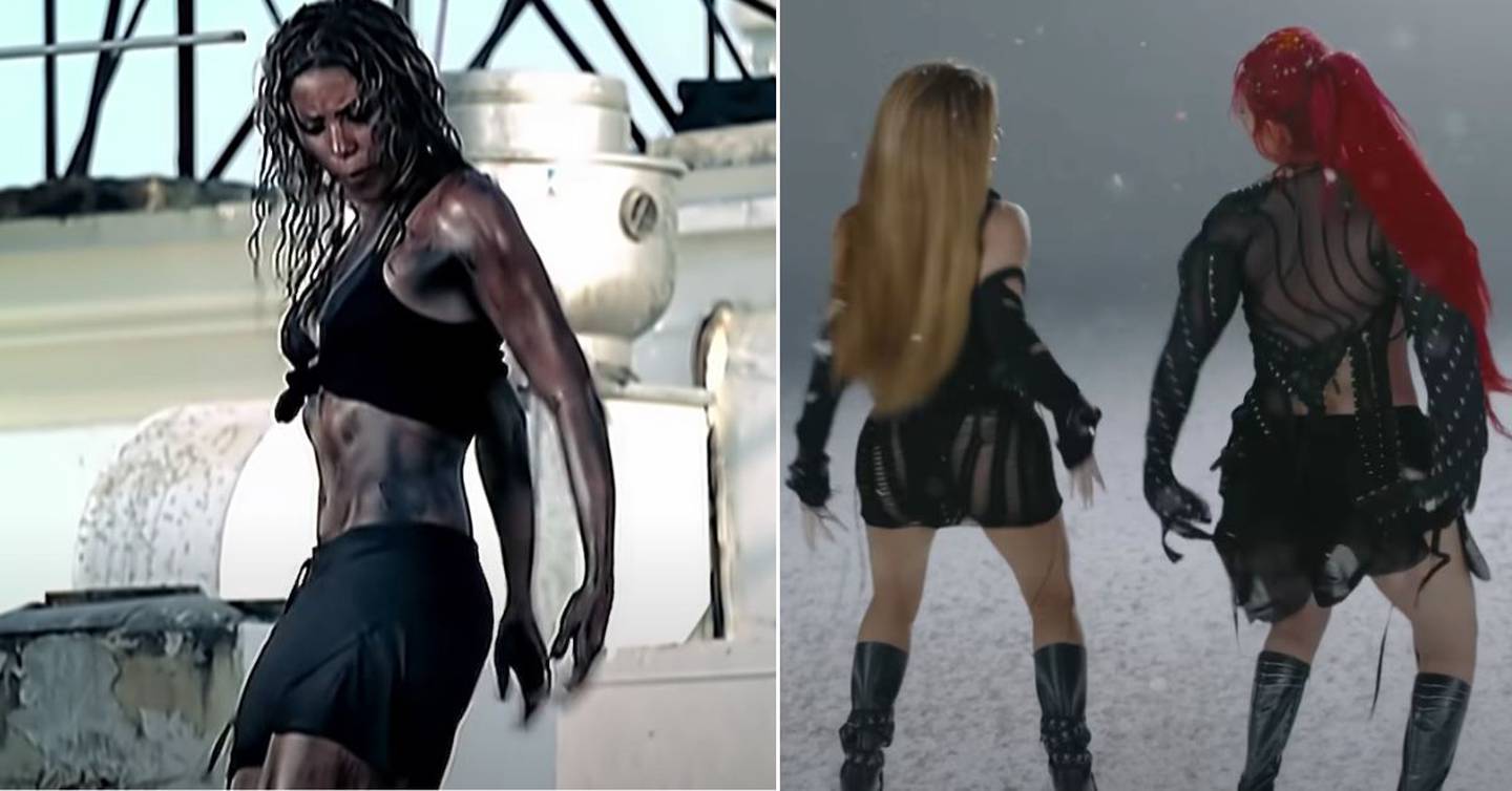 Shakira y Karol G recrean baile de 'La Tortura' para 'TQG'