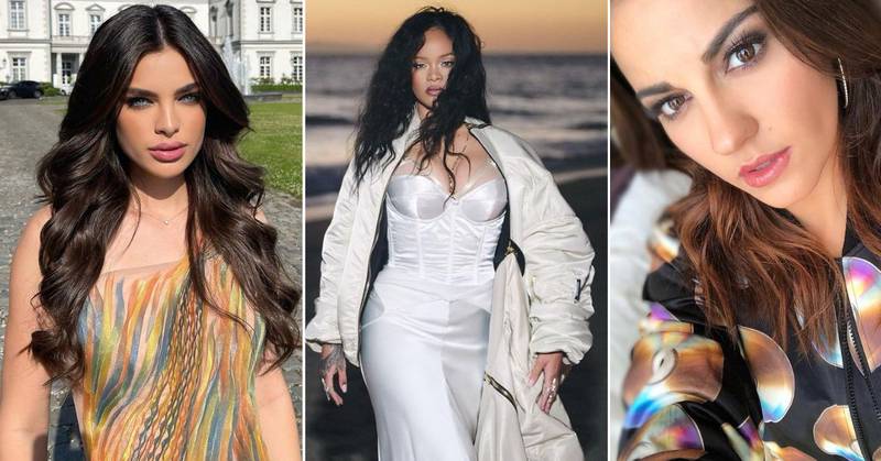 Nadia Ferreira, Rihanna y Maite Perroni han sabido como dar un giro a los looks maternales.