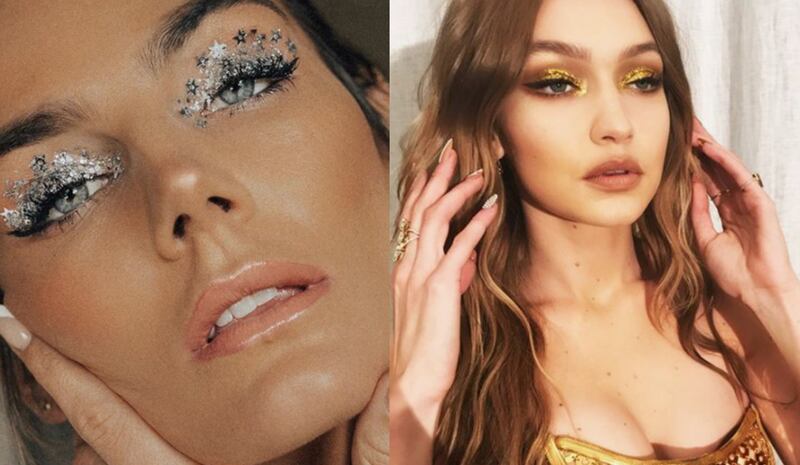 club FALSO espía 5 tendencias de maquillaje con glitter que están de moda en diciembre –  Nueva Mujer