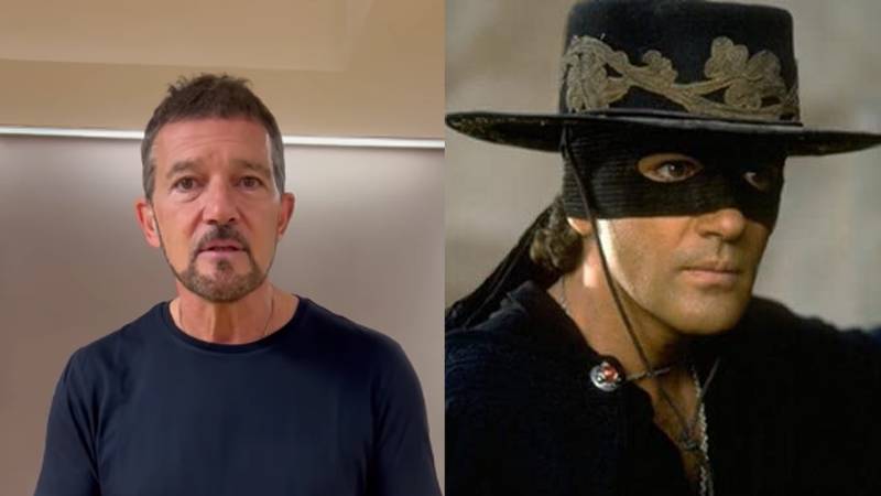 Antonio Banderas ya tiene un candidato para heredar el antifaz del ‘Zorro’ y a los fans no les agradó
