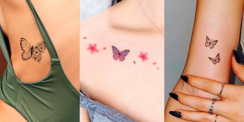 Los tatuajes de mariposas son hermosos y poderosos