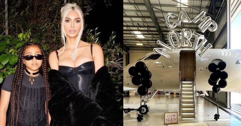Kim Kardashian utilizó su avión privado para que su hija North West viajara con sus amigas por su cumpleaños