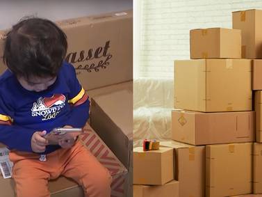 Hijo de 2 años ordena 2 mil dólares en muebles a escondidas de su mamá