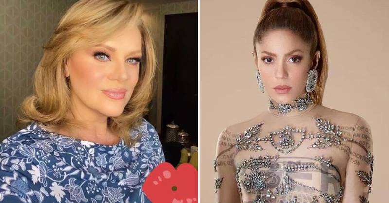 Comparan a Erika Buenfil con Shakira por estas fotos de su juventud