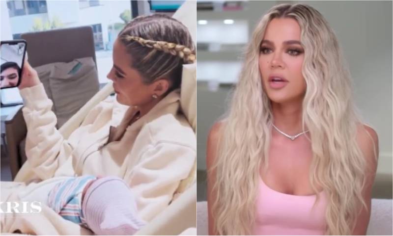 Khloé Kardashian encendió la polémica por mostrarse con el bebé que concibió vía surrogación