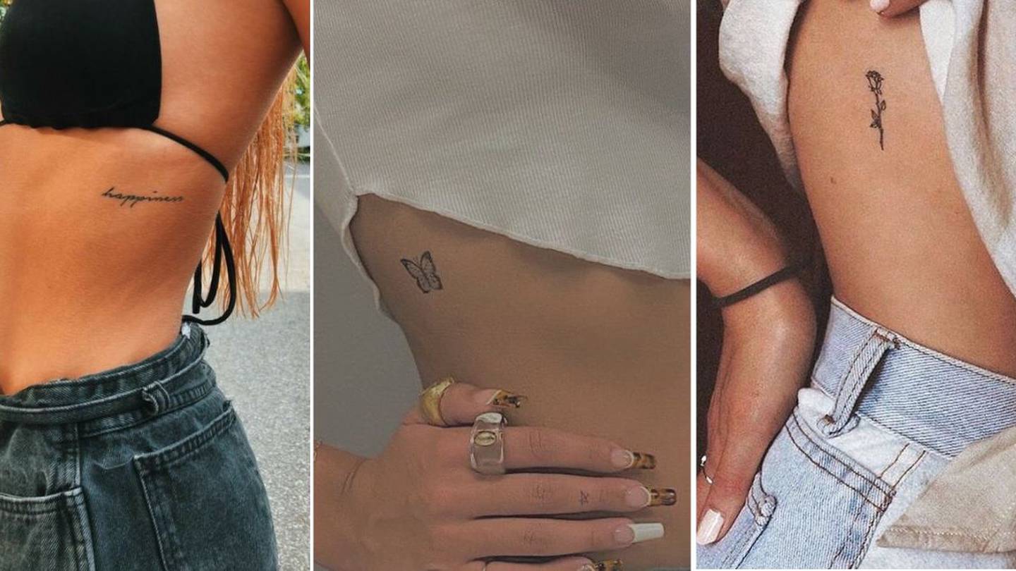 Los tatuajes minimalistas más sexys para llevar en la cintura e
