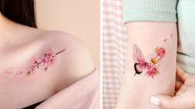 Tatuajes en tinta rosa para mujeres de 30: 4 diseños elegantes y femeninos