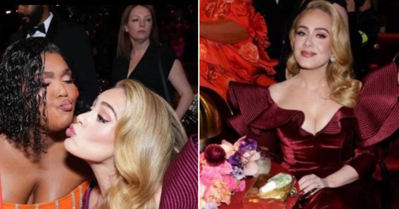 Adele fue criticada en redes sociales por levantarse en medio del discurso de Harry Style