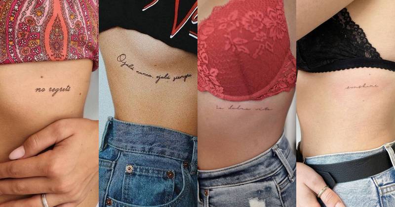 tatuajes en las costillas mujeres