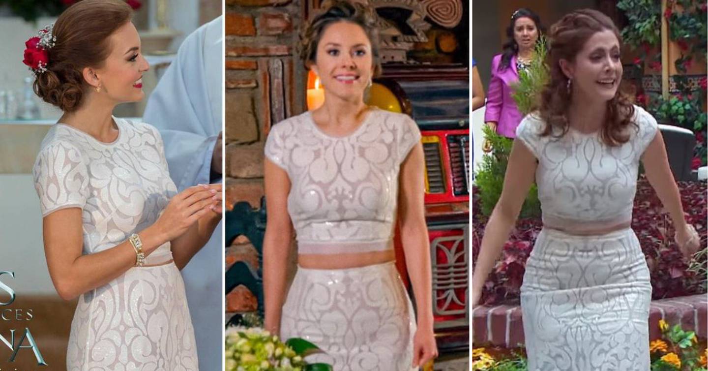 Angelique Boyer, Ale García y Estefanía Romero usando el mismo vestido en diferentes telenovelas