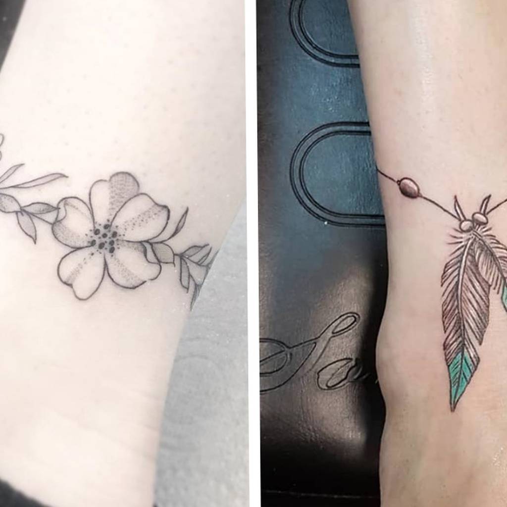 Geología Arriba Teoría establecida Tatuajes como pulseras? Los diseños más encantadores que te harán tatuarte  ahora mismo – Nueva Mujer