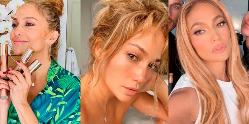 Jennifer Lopez en pijama y sin maquillaje luce espectacular a sus 51 años