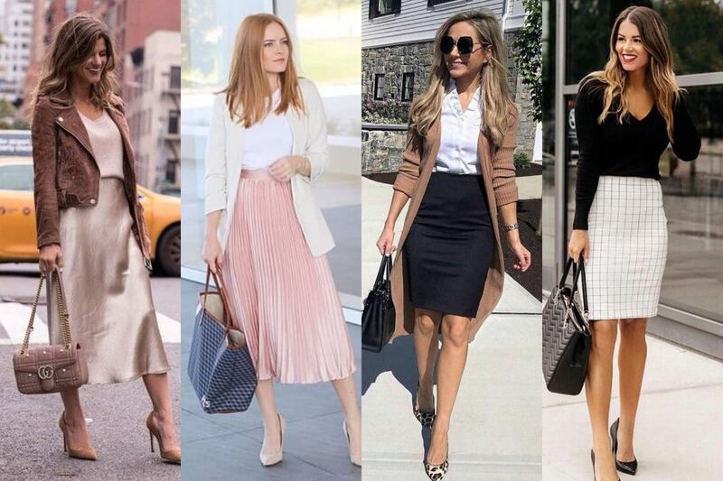 C mo combinar looks con faldas para lucir elegantes a los 40 a os