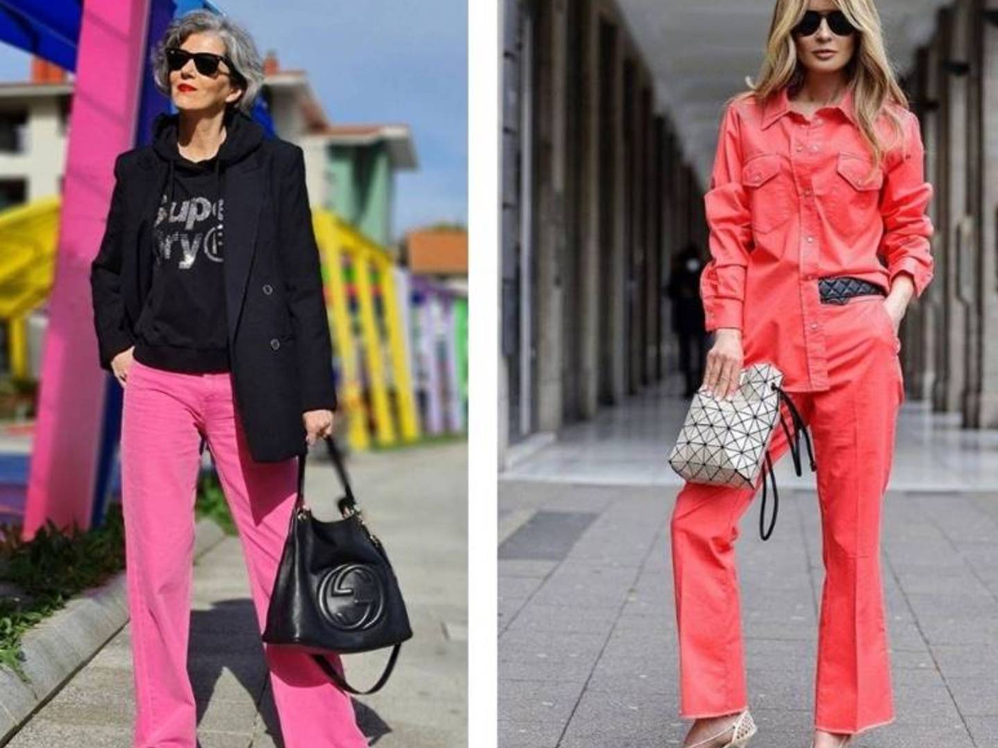 Pantalones vaqueros de color una tendencia para mujeres atrevidas