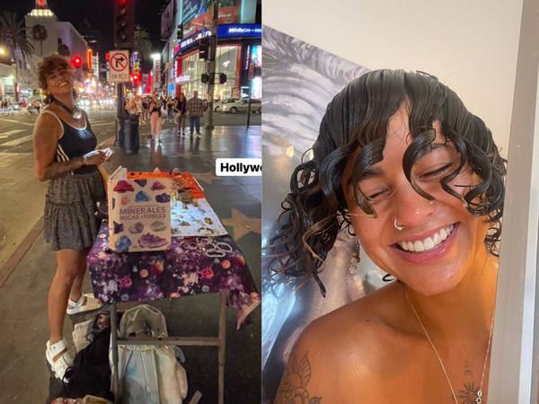 Fumando y vendiendo piedras en la calle: la nueva vida de Camila Recabarren en Estados Unidos