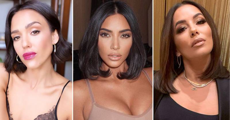 Jessica Alba, Kim Kardashian y Eva Longoria son tres famosas que han lucido el corte bob