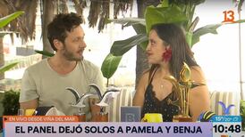 Le siguen lloviendo hombres: Pamela Leiva tiene una cita en vivo con Benjamín Vicuña en “Tu Día”