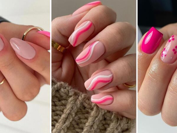 5 diseños de uñas rosa Barbie para ser la más femenina y elegante este verano