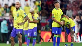 ¡Desconsolado! las fotografías que registraron la tristeza de Neymar tras la eliminación de Brasil 