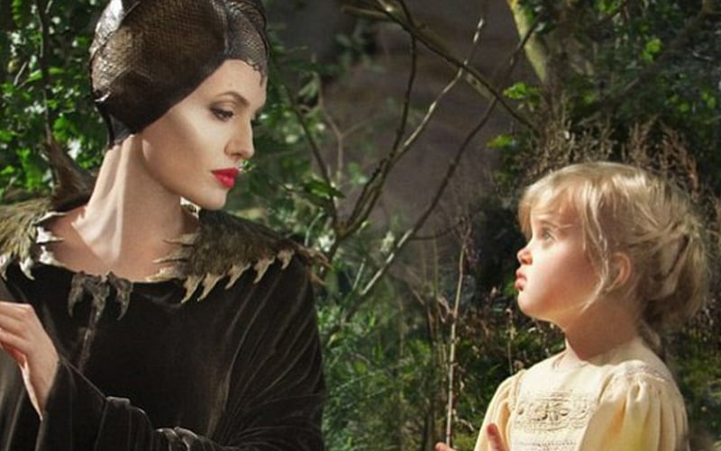 Angelina Jolie compartió escena con su hija Vivienne en "Maléfica"
