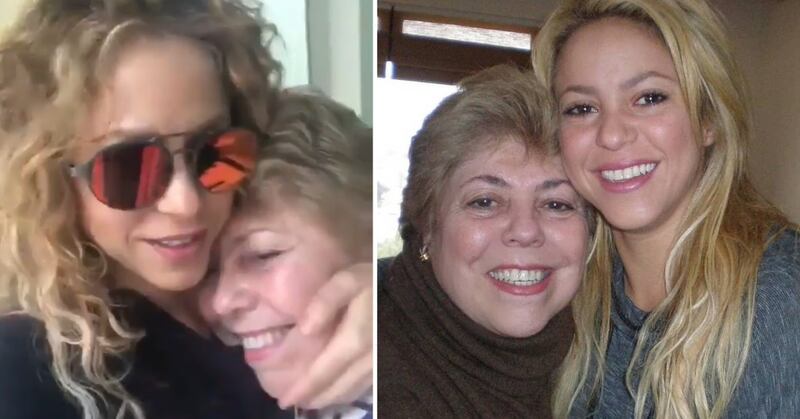 Shakira y su mamá Nidia Ripoll