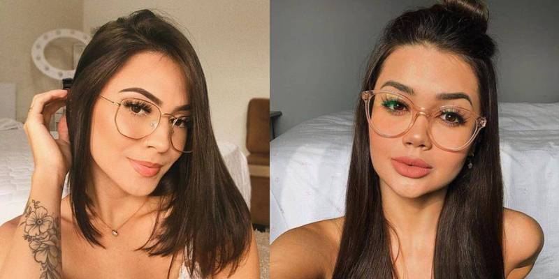 Chicas morenas hotsell con lentes
