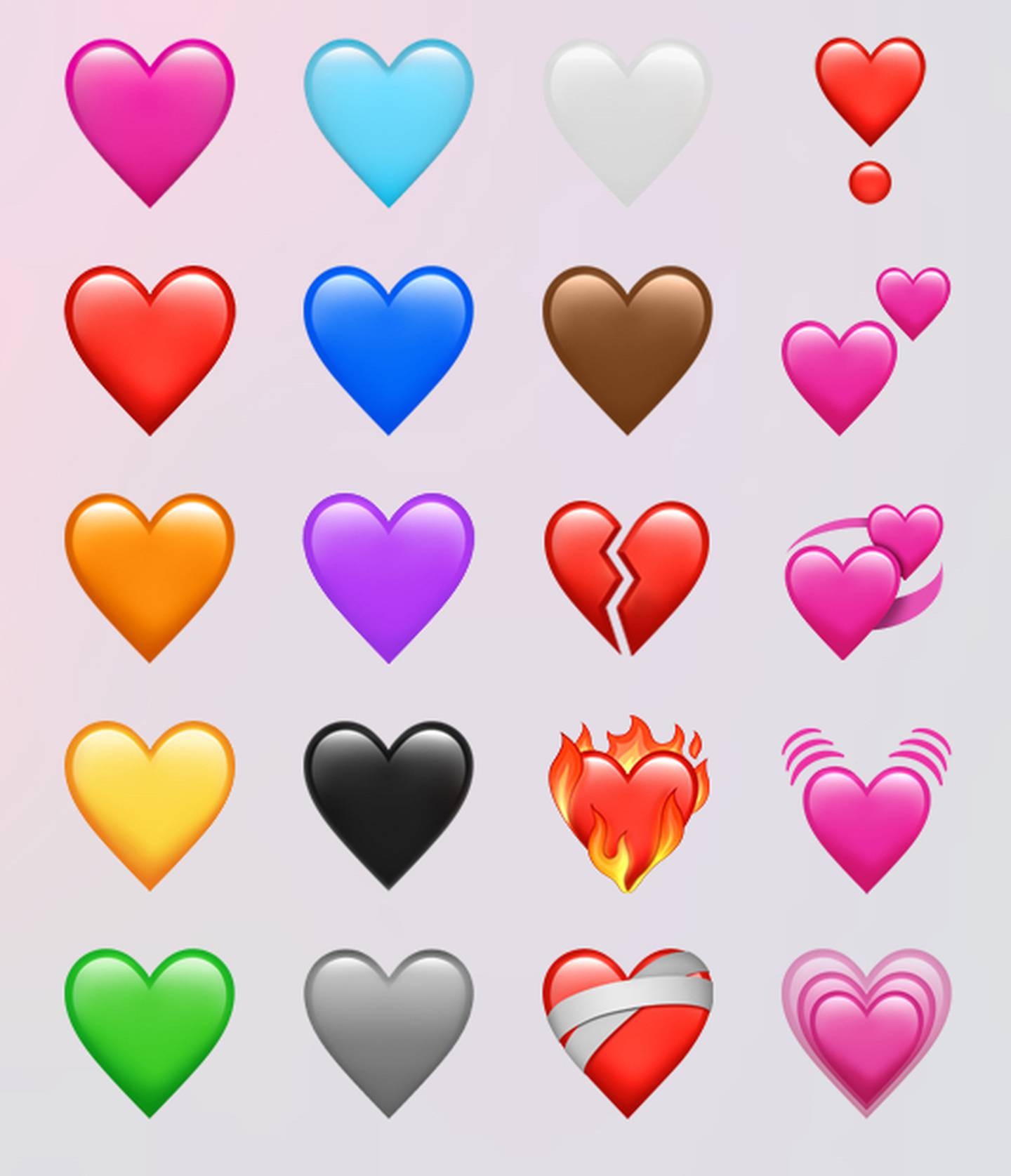 Emojis de corazón en WhatsApp