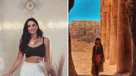 Con fabuloso look, Aislinn  Derbez demuestra que se puede lucir chic con ropa reciclada