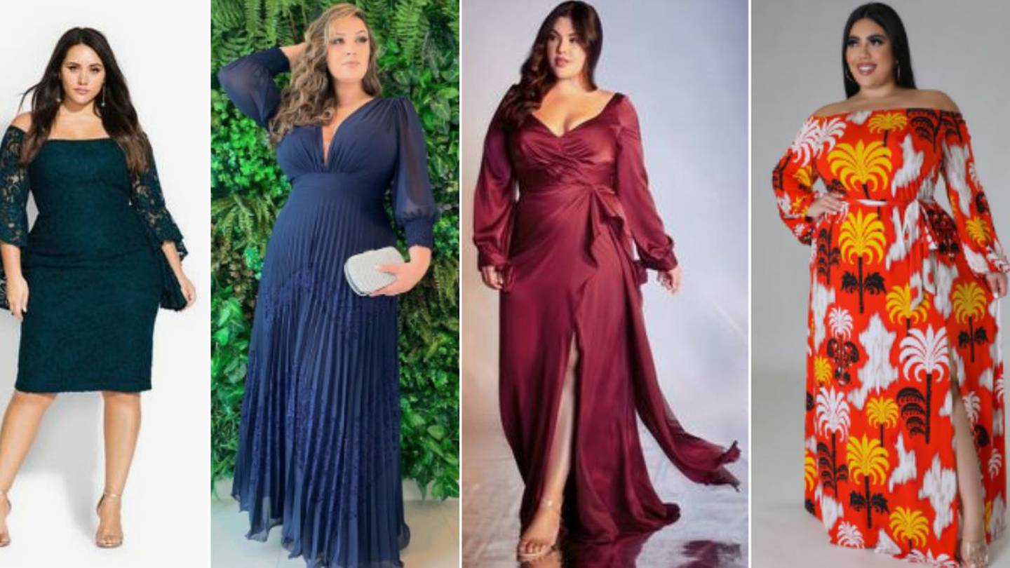 Gordita pero estilizada: los vestidos de fiesta ideales para mujeres de  talla grande – Nueva Mujer