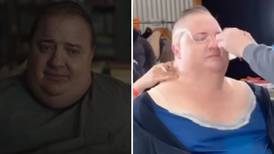 Piel artificial y más: fotos de la transformación de Brendan Fraser para pesar 270 kilos en ‘The Whale’