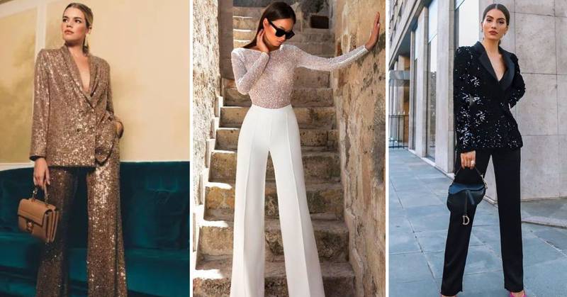 Moda: looks elegantes y modernos con pantalones bota ancha para Navidad