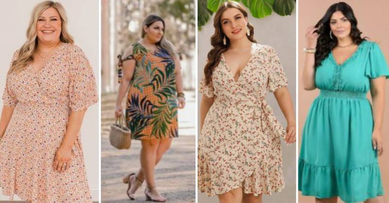 Disimula las curvas: vestidos de verano para mujeres Plus size – Nueva Mujer