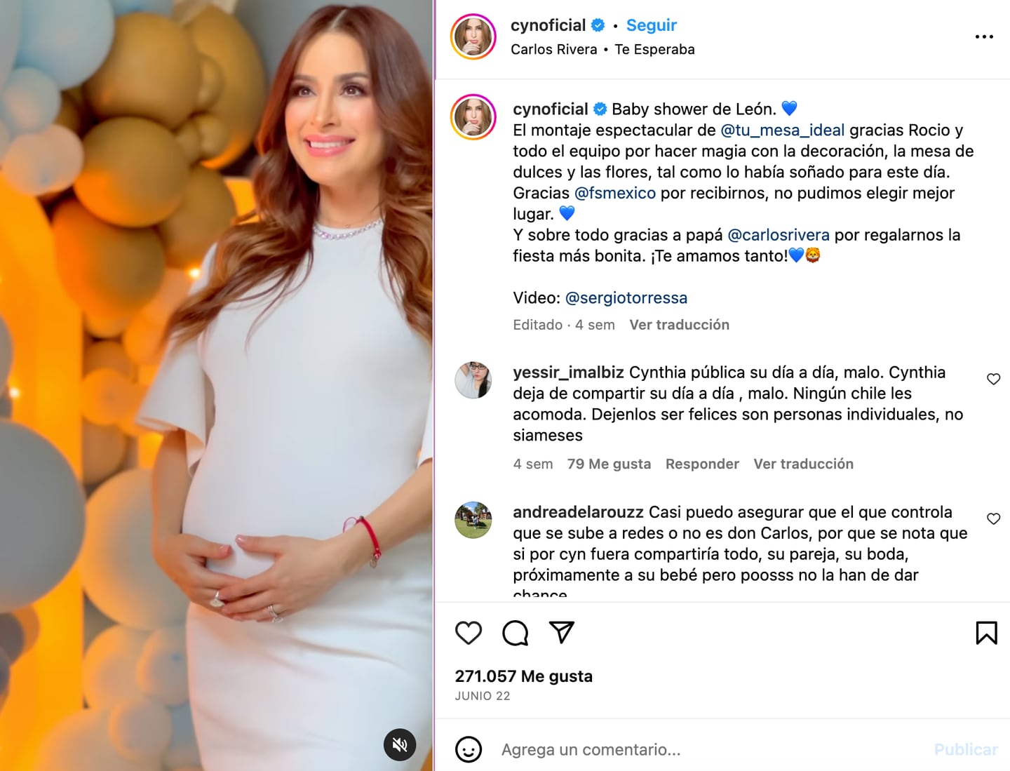 Cynthia Rodríguez no solo reveló detalles de su embarazo, también contó cómo será el bautizo de León.