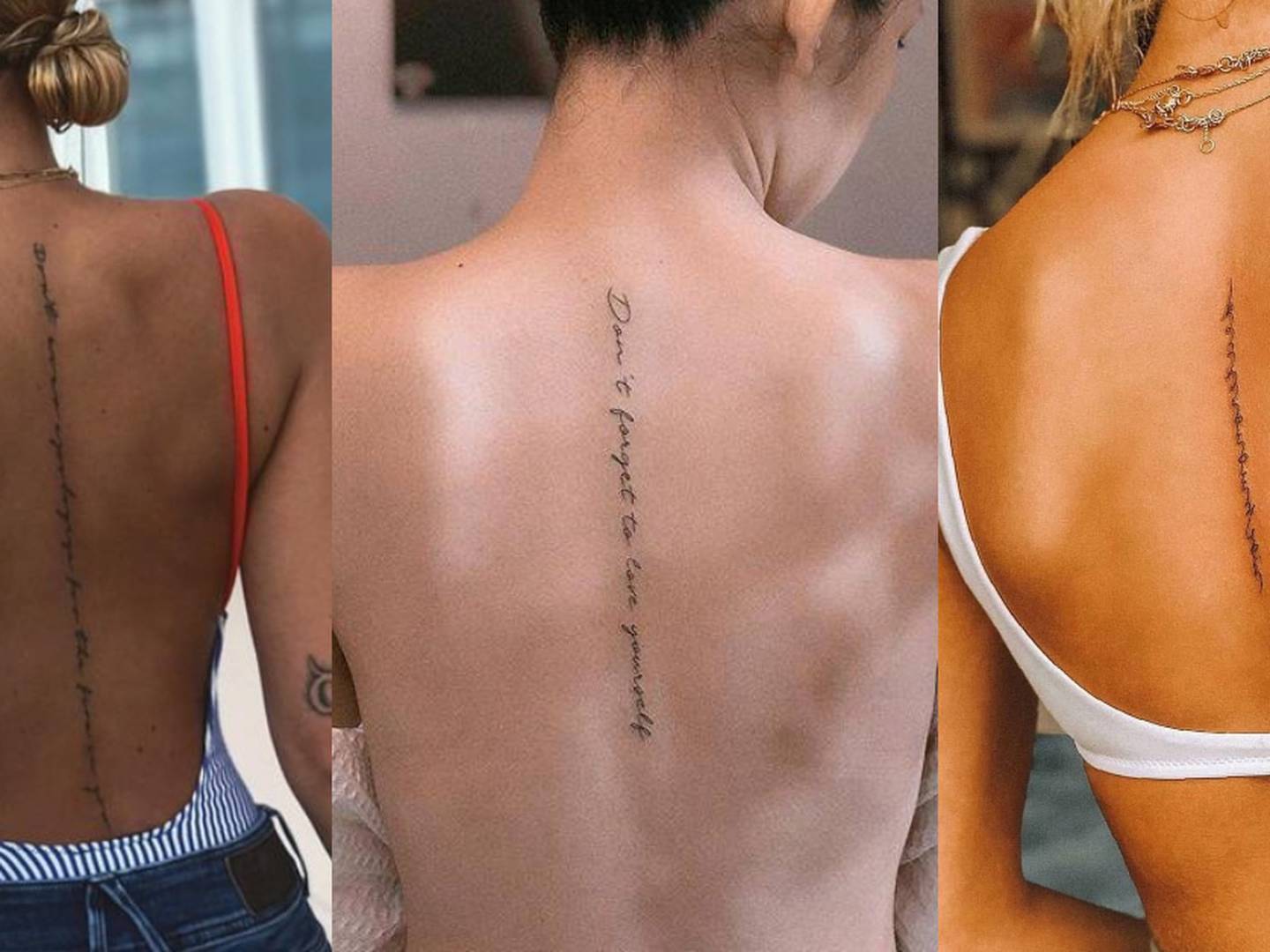 Tatuajes en la espalda que lucen sexis y delicados para mujeres