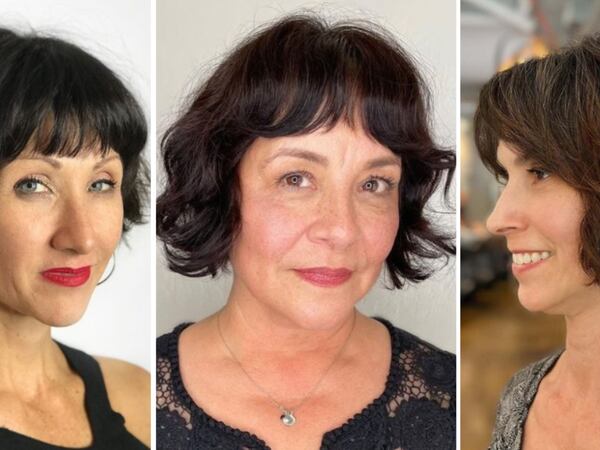Cortes de pelo bob francés con flequillo para mujeres de 60 años que son moda 2023