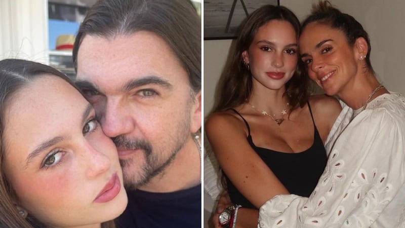 Juanes y su esposa Karen Martínez tristes por la partida de su hija menor