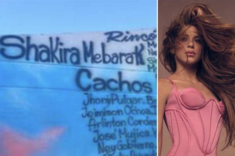 Shakira ya forma parte del ‘Muro del cacho’ en su tierra natal.