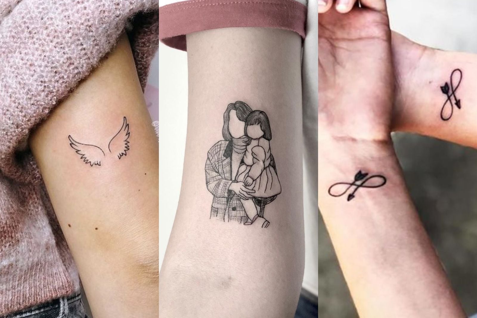 Tatuajes para recordar a ese amor que nos cuida desde el cielo