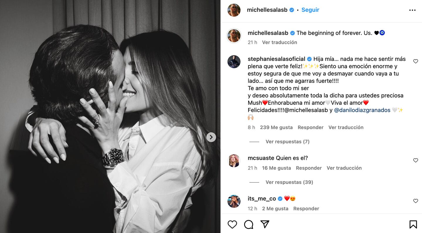 Desde hace un tiempo ya se rumoraba que la única hija de Luis Miguel se casaría con Danilo Díaz Granados y la noticia por fin se confirmó.