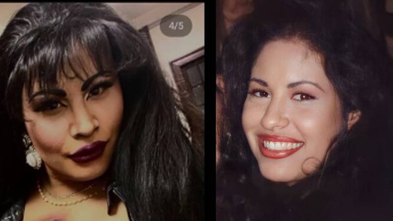 Indigna disfraz de Selena Quintanilla que usó influencer: tenía el disparo por el que murió