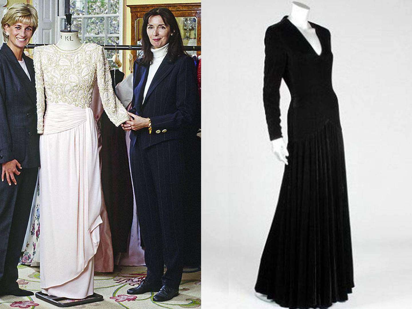 Así era el vestido con el que fue sepultada la Princesa Diana hace 21 años  – Nueva Mujer