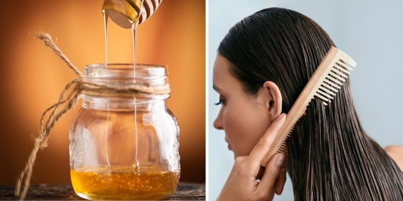 Beneficios y usos miel en el cabello
