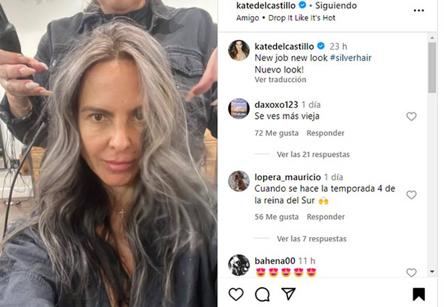 Kate del Castillo nuevo look