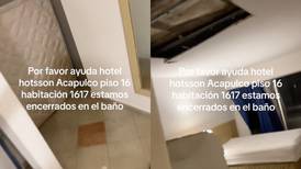 ‘El techo se está cayendo’ Hombre pide ayuda al quedarse atrapado en un hotel de Acapulco tras el paso de Otis