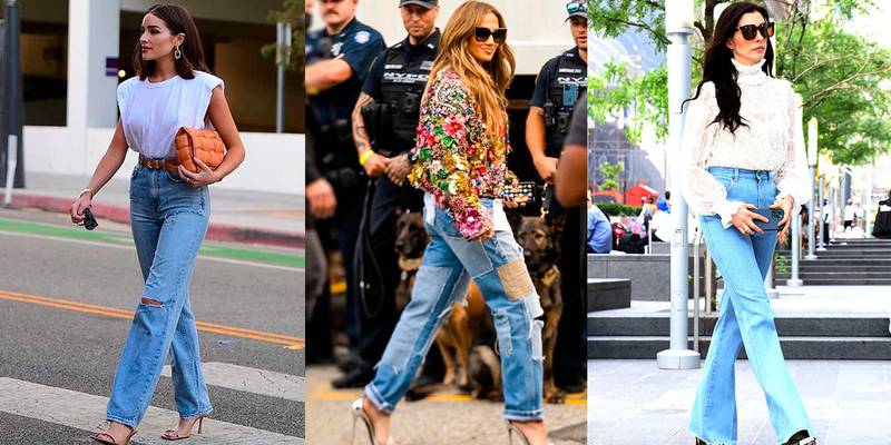 Moda: looks con baggy jeans elegantes para mujeres de 40