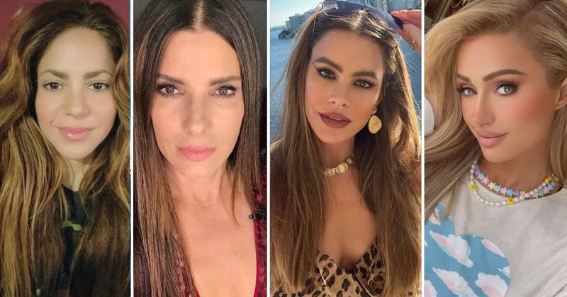 Shakira, Sandra Bullock, Sofía Vergara, Paris Hilton
